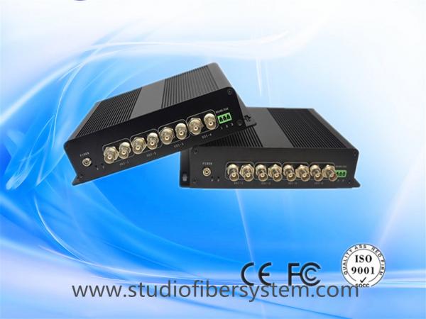 Quality 4CH ASI Video Over 1singlemode fiber to 1~100KM with ASI loopout for sale
