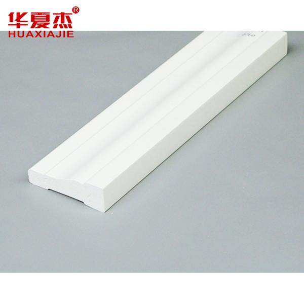 Plain white sound absorption heat resistant interior decoration home plastic pvc window ceiling exterior moulding