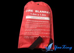 China C-Glass Heat Resistant Blanket / Emergency Fire Blanket For Light Fire Occasions And Esacpe on sale