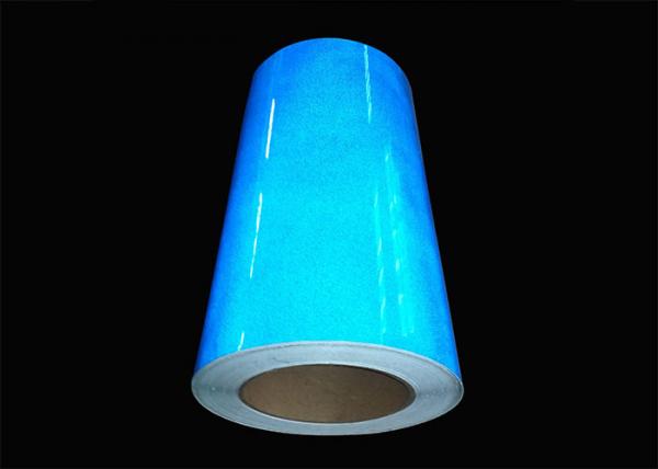 Quality White Blue Red Engineer Grade Reflective Sheeting , Reflective Sign Vinyl 7200 Series 7 Years Warranty for sale