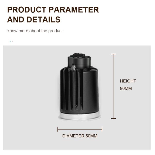 MR16 Module - 12W COB LED, Tri-CCT Adjustable (3000K/4000K/5000K, 2700K/4000K/6000K, Or Customizable)