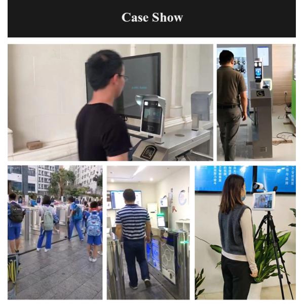 Face Recognition Walk Through Temperature Scanner Imaging Thermometer Ai Infrared