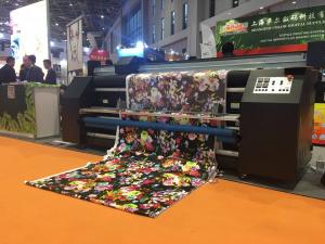 China Continuously Digital Printing Machine / Large Format Inkjet Printer For Fabric on sale
