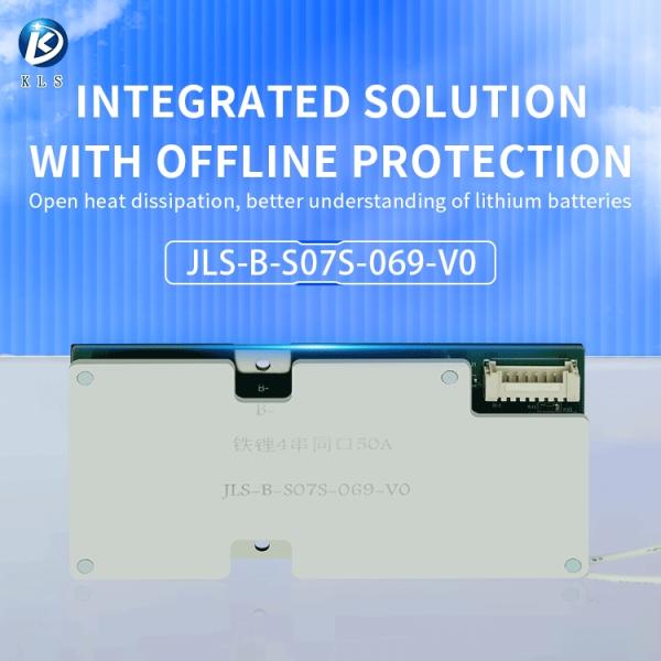 KLS Waterproof BMS for LiFePO4 Battery: 12S 12V 250A, with Same or Separate Port