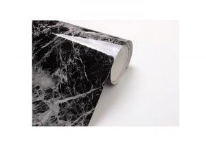 China High Gloss Marble Grain PVC Decorative Film 1400mm Width on sale