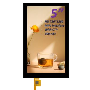 5 Inch Capacitive TFT LCD Display , 5 Inch LCD Display 720*1280 Pixels MIPI