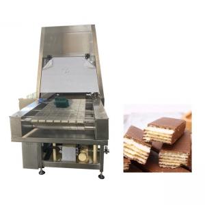 China 400mm 200kg/H Protein Chocolate Enrobing Machine on sale