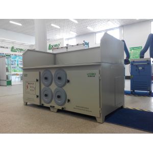 Grinding Downdraft Tables with dust collection system, cartridge filter dust