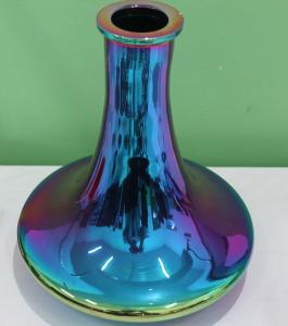  Crystal Glass Vacuum Plating, Glass ashtray, glass shisha PVD rainbow color coatings Manufactures