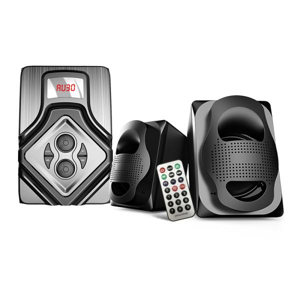 Professional BT Computer Subwoofer 2.1 Speaker with Display Screen and Bass Unit