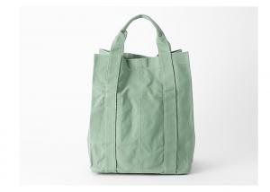  Green Fancy Cotton Tote Bags 50x45cm Reusable Canvas Tote Bags Manufactures