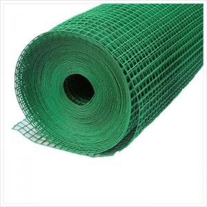  Green PVC Welded Wire Mesh Rolls 1/2 Welded 2