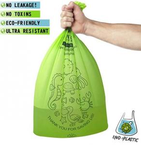  biodegradable product, bio bag, biodegradable custom logo print, Carrier Punch Hole Handle Shopping Plastic Die Cut Bag Manufactures
