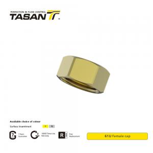 China Air Condition System 1 Inch Brass Fittings Female Cap High Durability on sale