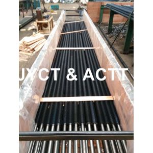 Steel Round HFW Sprial Settated Fin Tubes For Economizers / Fired Heater