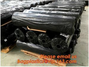  weed control mat ,ground cover,silt fence selvedge, pp woven fabric roll low price ,black color,chinese wholesale manufa Manufactures
