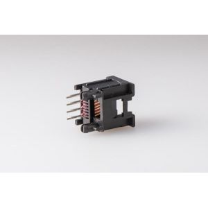 Buy cheap RJ45 Female Connector Single Port , RJ45 Surface Mount Jack With Transformer from wholesalers