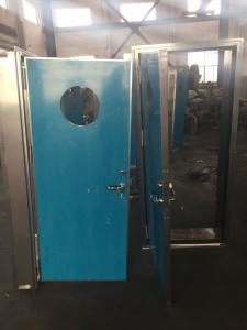 China Marine Aluminium Hollow Door 1200-1800mm C/W Door Closer, C2 Lock, ISPS Device on sale