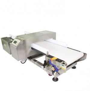 China Large LCD Display Metal Detector Conveyor System For Food Industry - Air Blast on sale