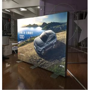  Frameless Textile SEG Light Box Aluminium Frame Led Light Box 800x2000x80mm Manufactures