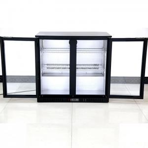  900*520*835mm Commercial Glass Door Coolers 208L Double glass display fridge Manufactures