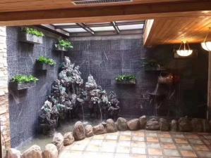 China Water Flowing Stone Black Slate Bathroom Tiles 1.8cm-20Cm abrasion resistance on sale