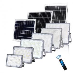  100w High Powered LED Solar Flood Lights With Motion Sensor Outdoor Dusk To Dawn Manufactures