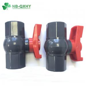 Glue Connection Form PVC Octagonal Ball Valve Water Valve for Industrial Applications Manufactures