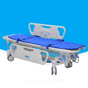  Mobile Metal Stretcher With Wheels , Folding Durable Emergency Stretcher Bed Manufactures