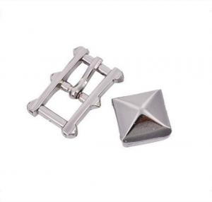 Silver / Glod / Black Square Metal Shoe Strap Buckles Pin Middle Style Shoe Accessories