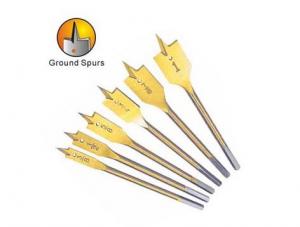 China Wood Working Flat Drill Bit With Titanium Coated , Flat Bottom Drill Bit For Wood on sale