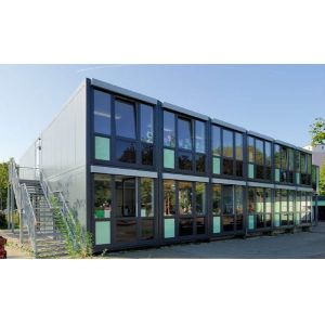 China Good quality insulation container office 20ft prefab container House