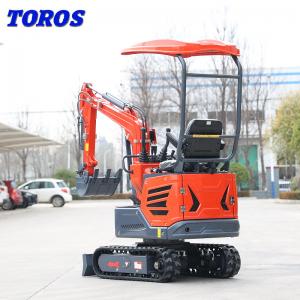 China Commercial 1.2 Tonne Excavator Hydraulic Small Crawler Excavator 20hp on sale
