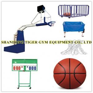 China Basketball Equipment Basketball Stand/Backboard/Hoop/Net/Suspended Substitution Cards/Cart/Scoreboard/ball on sale