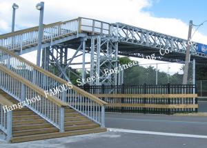  City Sightseeing Prefabricated Pedestrian Steel Bailey Bridges Structure Skywalk Bridge Manufactures