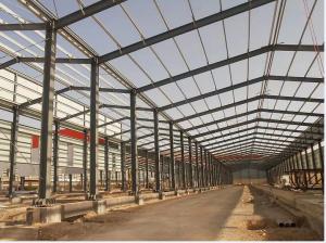  Prefabricated Long Span Steel Frame Industrial Warehouse With Customized Design Manufactures