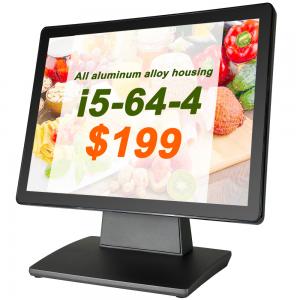 China Restaurant Point of Sale Systems with Aluminium Alloy Housing and SDK Function POS Machine on sale