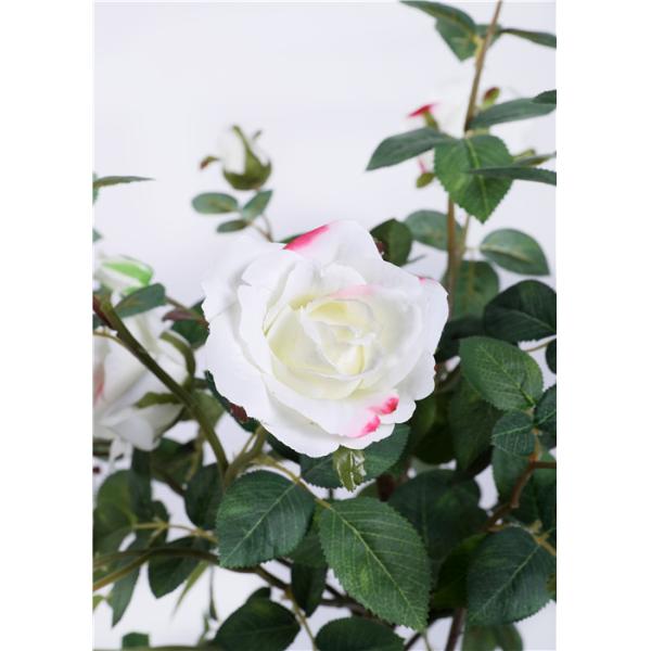 Rosa Artificial Flower Tree , Artificial Flower Plants Indoor Decor Eco Friendly