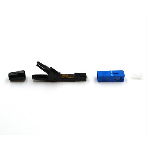 SC/UPC Quick Assembly Fiber Optic Connector with ≤0.3dB Insertion Loss for Field Assembly and No Epoxy No Polishing