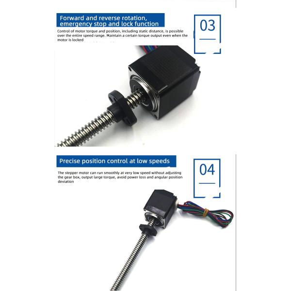 Faradyi Custom Factory Price Threaded Shaft Lead Screw Hybrid Stepper Motor With Nut 20mm Linear Stepper Motor