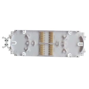 Buy cheap 400B4-1 Fiber Optic Tray 12 fibers / 24 fibers Fiber Optic Splice Cassette Tray from wholesalers