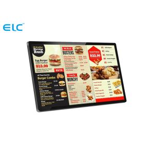  10 Point Touch Screen Digital Signage 32 Inch Rockchip 3399 With RJ45 Port Manufactures