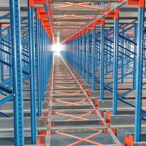 1000kg Capacity Radio Shuttle Pallet Racking Two Way And Four Way Shuttle Shelves