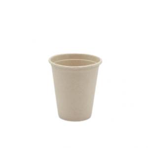 China Natural Color Sugarcane 350ml Bagasse Cups 12oz With Lid on sale
