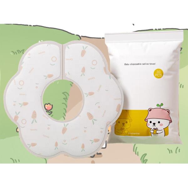 Comfortable Disposable Dribble Bibs Easy Clean Up For Outdoor