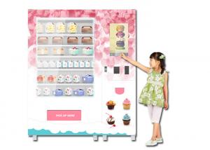  Refrigerated Cooling Food Vending Machine , Healthy Meal Vending Machine With Microwave Manufactures
