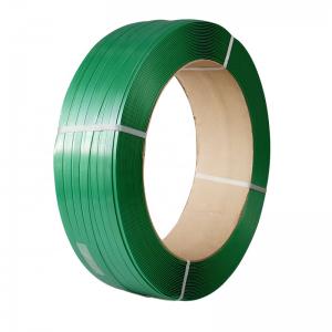  Green PET Packing Strap 19mm Width Plastic Strap Band 20kg 0.5mm Thickness For brick Manufactures