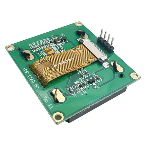 1.54" 128x64 OLED Display Module , I2C OLED Screen with All Viewing Angles