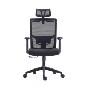  ODM Black Ergonomic Mesh Swivel Office Chair With Coat Hanger Manufactures