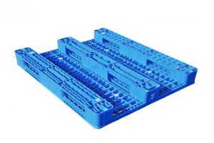  1200*1000*150mm Industrial Plastic Pallet Heavy Duty 3 Runners Open Deck Rackable Tray Manufactures